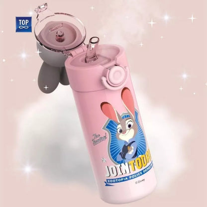 Zootopia Stitch Character Stainless Steel Water Bottle 450ml SUS 316