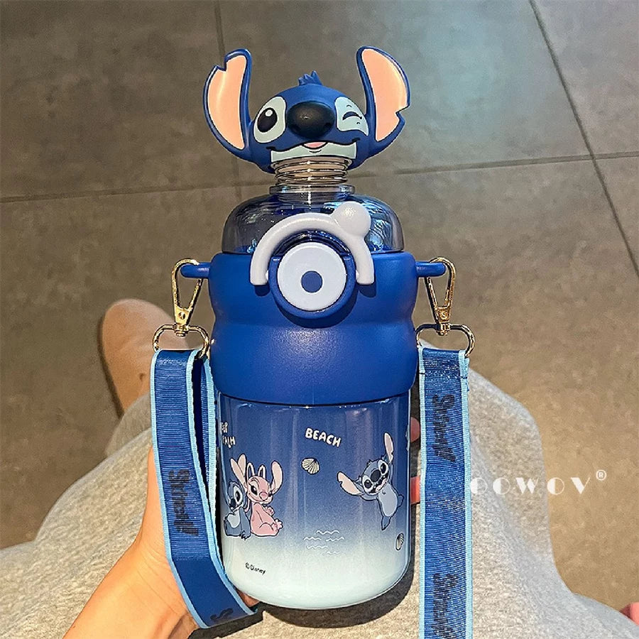 Disney Zootopia Water Bottle 3D Stainless Steel With Straw 700mL