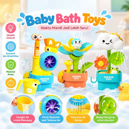 Freckles Baby Happy Watering Baby Shower Toy - Mainan Mandi Anak Bayi