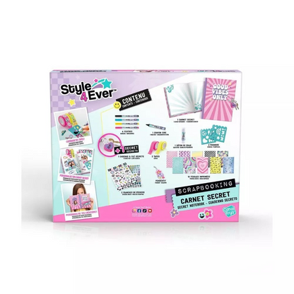 Canal Toys Scrapbooking Secret Portofolio - Mainan Aksesoris Stiker Warna Warni