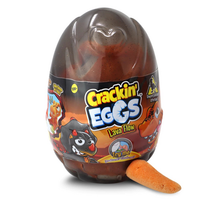 Crackin Eggs Lava Flow Mini - Mainan Telur Boneka Karakter Dinosaurus