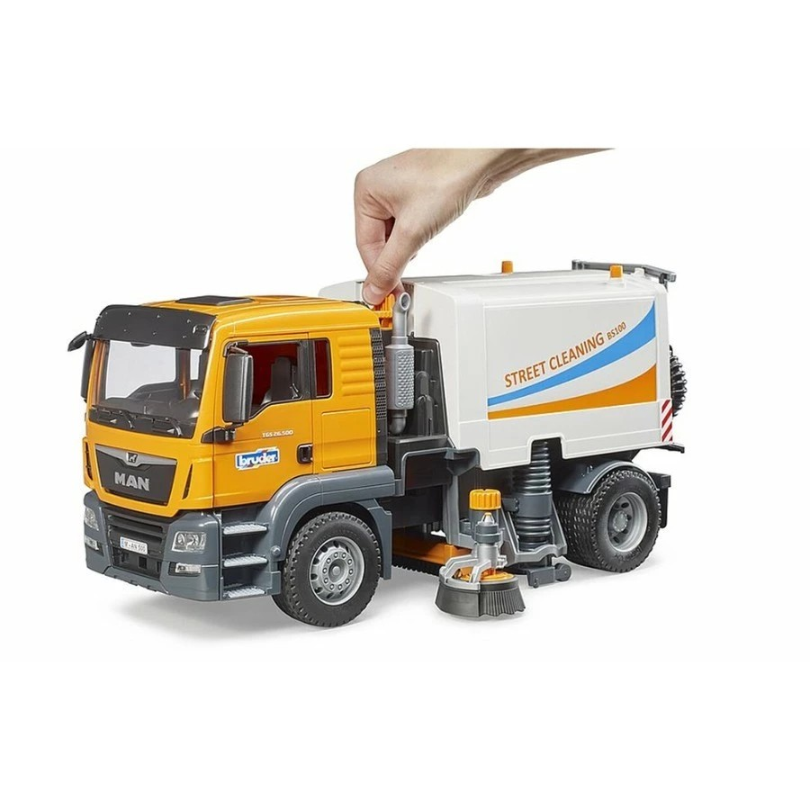 Bruder 3780 MAN TGS Street Sweeper - Mainan Miniatur Truk Pembersih Jalan
