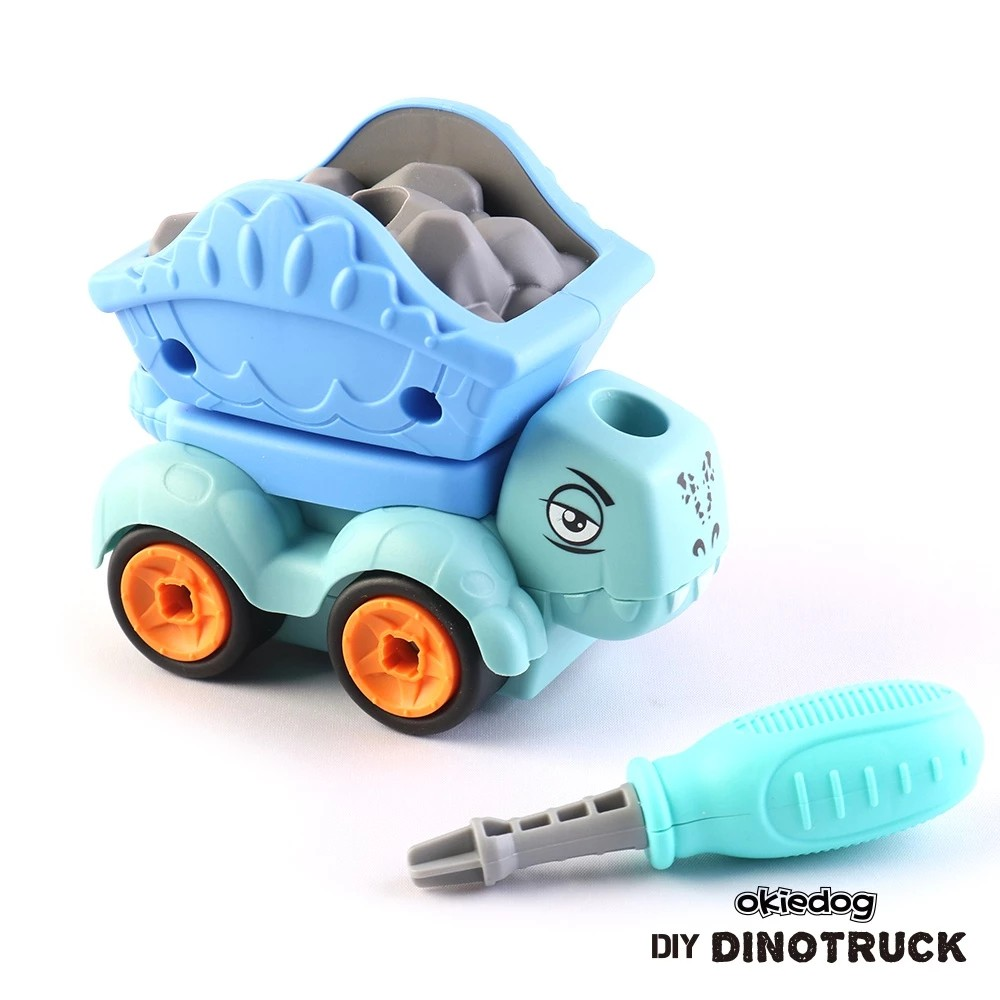 Okiedog DIY Dino Truck - Mainan Bongkar Pasang Anak