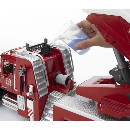 Bruder 2821 MACK Granite Fire Engine with Slewing Ladder and Water Pump - Mainan Miniatur Truk Pemadam Kebakaran