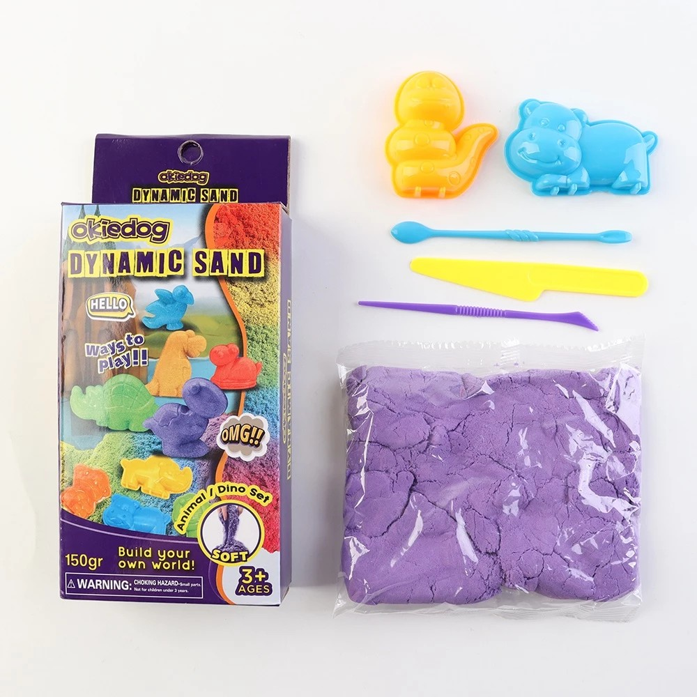 Okiedog Dynamic sand (150g) - Mainan Pasir Anak Premium