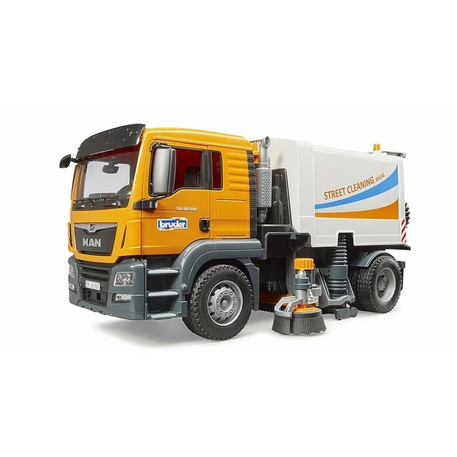 Bruder 3780 MAN TGS Street Sweeper - Mainan Miniatur Truk Pembersih Jalan