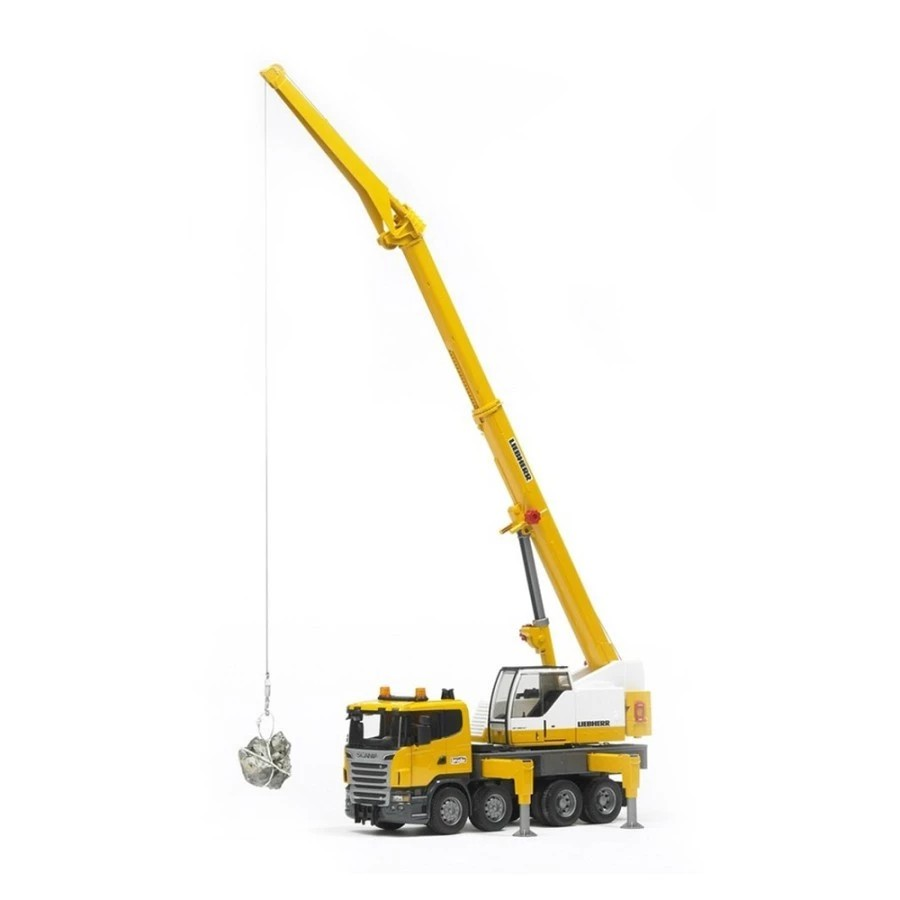 Bruder 3571 Scania Super 560R Liebherr Crane Truck with Light & Sound