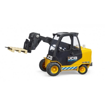 Bruder 2512 JCB Teletruk with Pallet - Mainan Miniatur Mobil Forklift