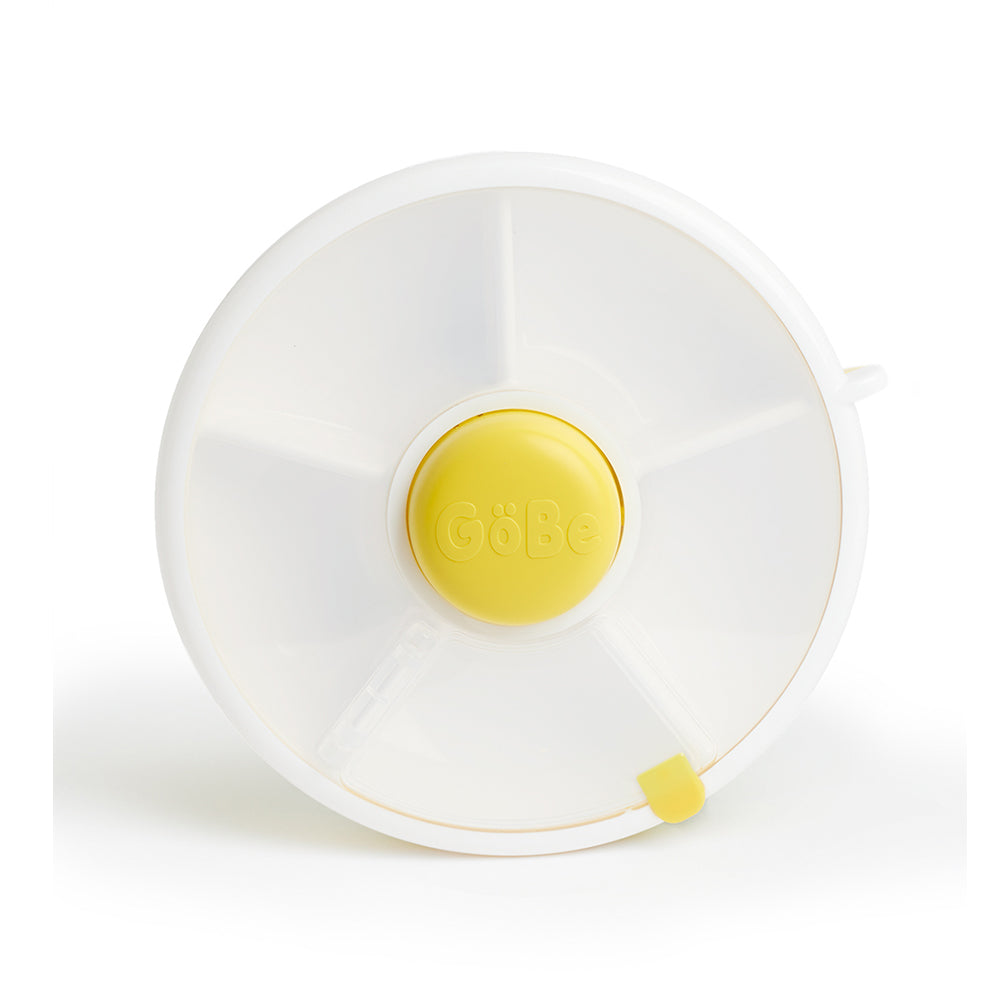 GoBe Kids Original Snack Spinner - Tempat Camilan Anak Premium - Snack Putar - Wadah Snack Anak - Snack Container Anti Tumpah