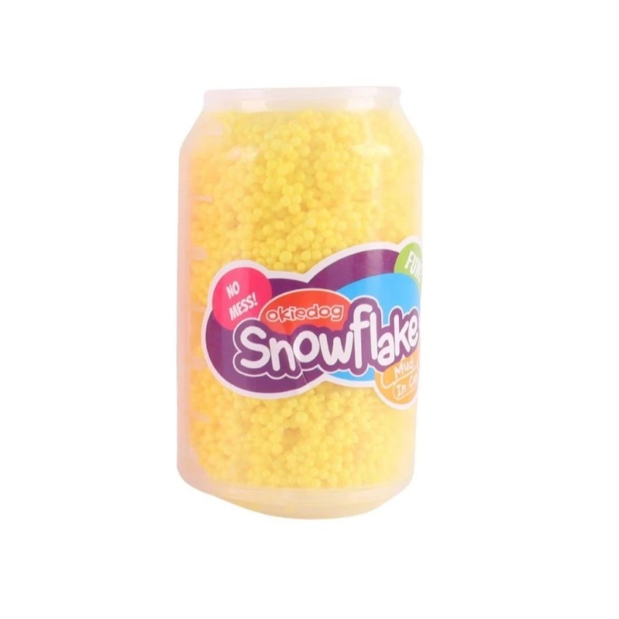 Okiedog Snowflake Mud In Can - Mainan Sensorik Slime Squisy Anak-anak