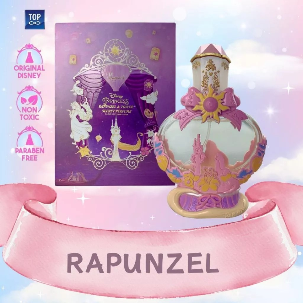 Disney Meishi Princess Secret Perfume 30mL - Parfum Anak Aman untuk Kulit Sensitif 30mL