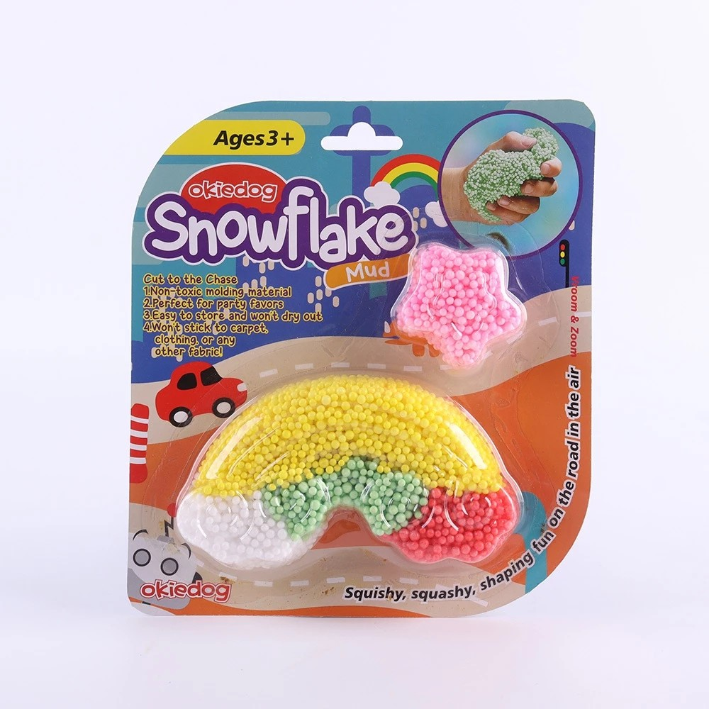 Okiedog Snowflake Mud with Eye - Slime Mainan Edukasi & Sensorik Anak