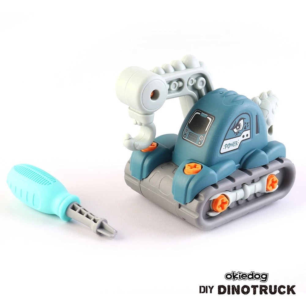 Okiedog DIY Dino Truck - Mainan Bongkar Pasang Anak
