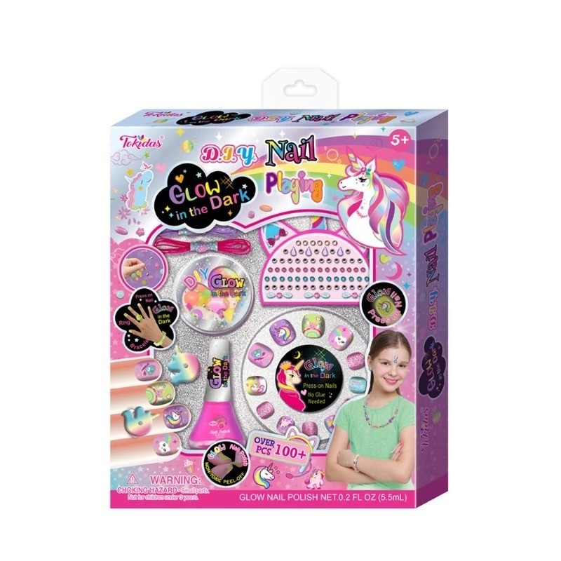 Tokidas Nail Art Collection - Mainan Aksesoris Kuku Palsu Anak