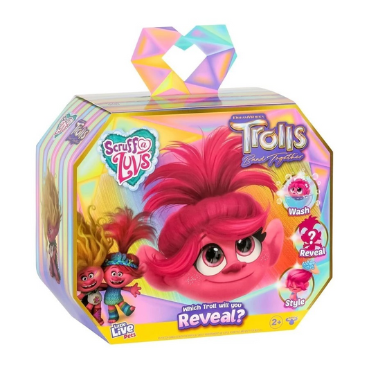 Scruff A Luvs Little Live SAL Trolls - Mainan Boneka Hewan Peliharaan Surprise