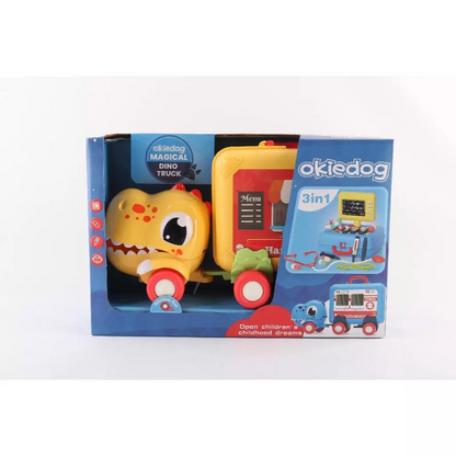Okiedog Magical Dino Truck Playhouse - Mainan Bongkar Pasang Edukasi Anak