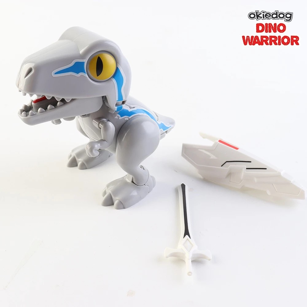 Okiedog Dino Warrior - Mainan Robot Dinosaurus Transformer