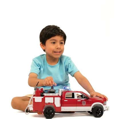 Bruder 2544 RAM 2500 Fire Engine Truck with L+S Module - Mainan Miniatur Mobil Pemadam Kebakaran