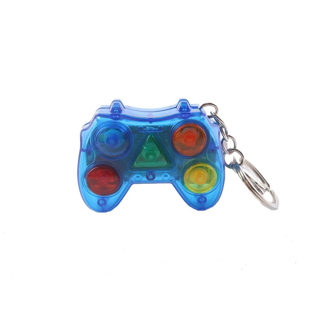 Okiedog Hit Me!!! Memory Game Console Version Transparent Edition (Assorted Color) Fidget Toys with Light and Sound