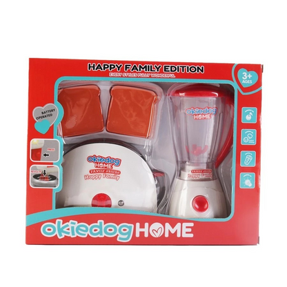 Okiedog Home Electronic Combo of Juicer and Toaster - Set Peralatan Dapur Anak