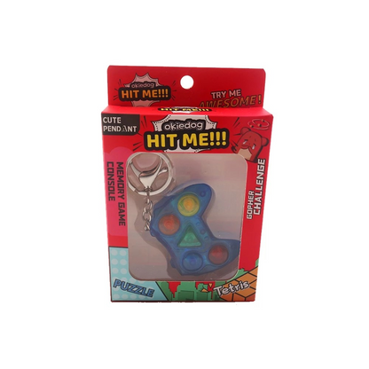 Okiedog Hit Me!!! Memory Game Console Version Transparent Edition (Assorted Color) Fidget Toys with Light and Sound