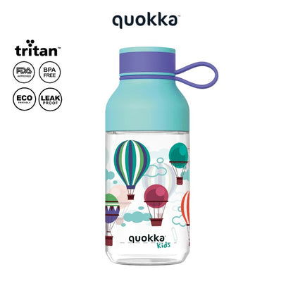 Quokka Ecozen Bottle Ice Strap 430ml - Botol Minum Anak / Tempat Minum Anak Anti Tumpah BPA FREE