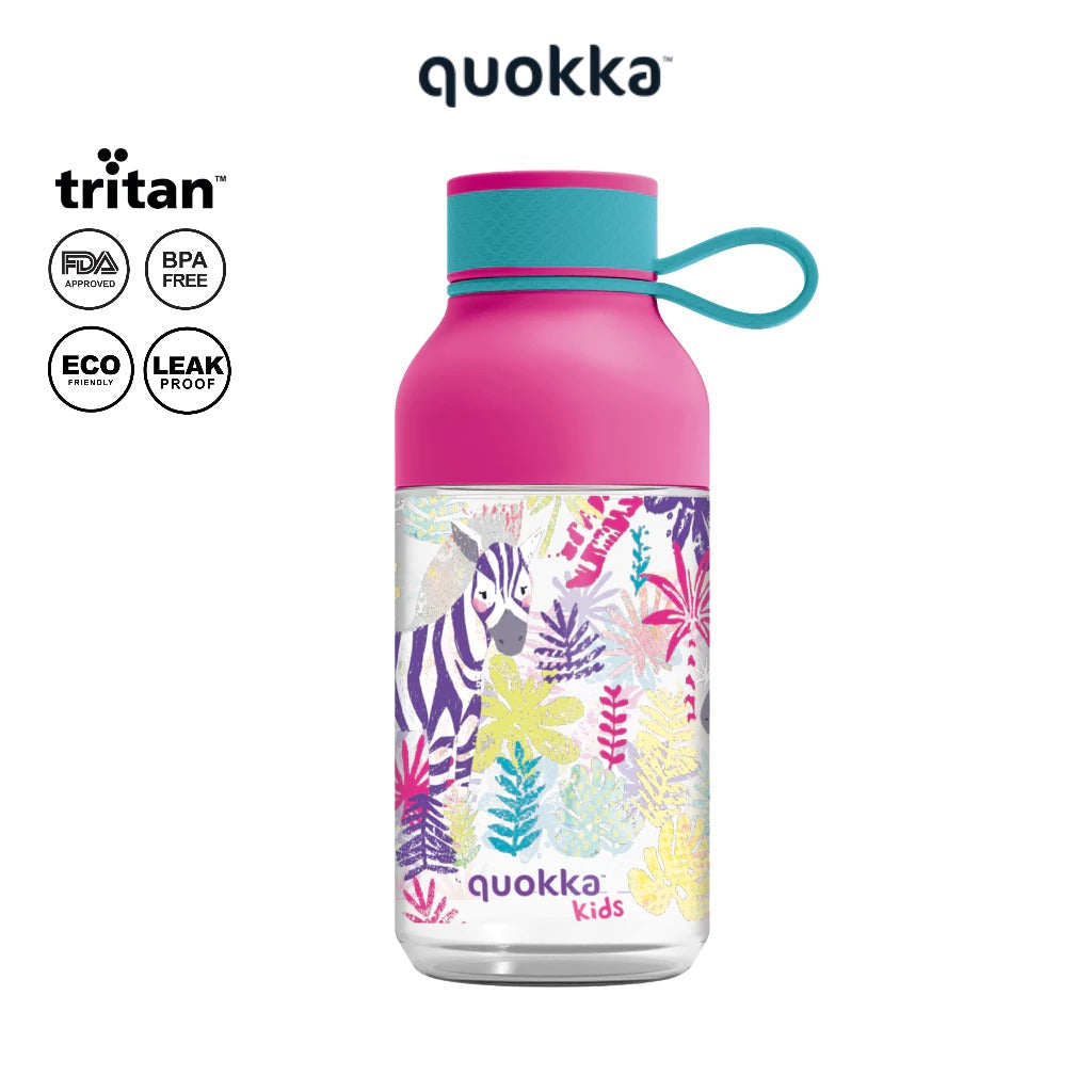 Quokka Ecozen Bottle Ice Strap 430ml - Botol Minum Anak / Tempat Minum Anak Anti Tumpah BPA FREE