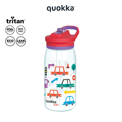 Quokka Kids Ecozen Sipper Bottle Glow 580ml - Botol Minum Anak / Tempat Minum Anak Anti Tumpah BPA FREE