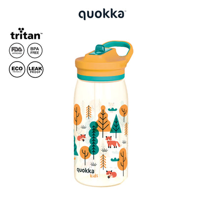 Quokka Kids Ecozen Sipper Bottle Glow 580ml - Botol Minum Anak / Tempat Minum Anak Anti Tumpah BPA FREE