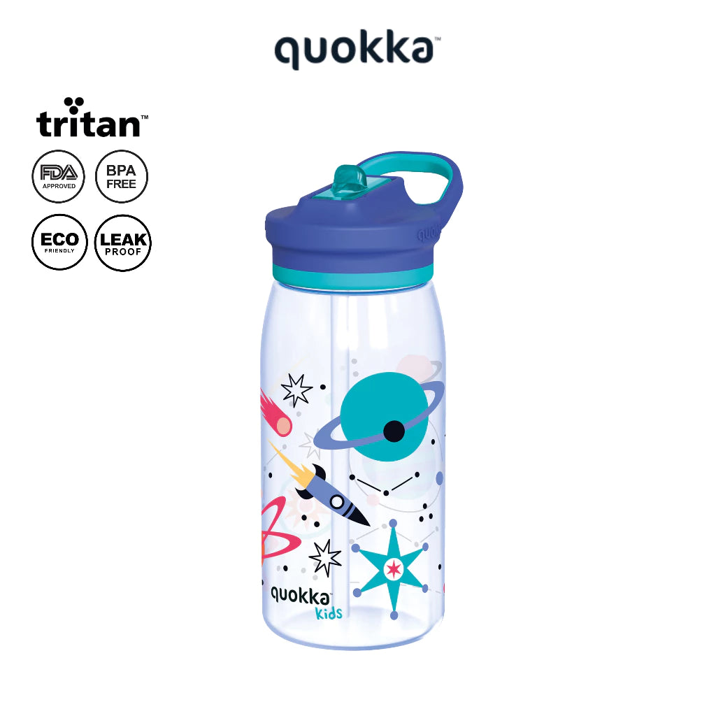 Quokka Kids Ecozen Sipper Bottle Glow 580ml - Botol Minum Anak / Tempat Minum Anak Anti Tumpah BPA FREE