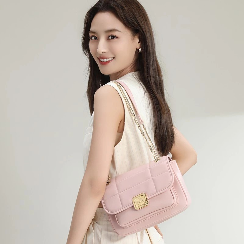 Mesuca Hello Kitty Chain Shoulder Bag - Tas Selempang Disney Premium