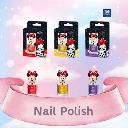 Disney Minnie Mouse Nail Polish Peel Off - Kutek Peel OFF Anak BPOM