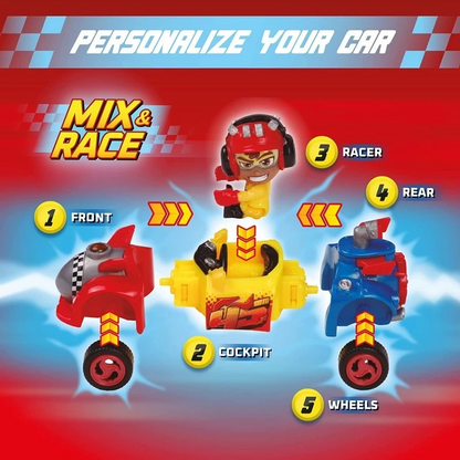T-Racers Surprise Car and Racing Driver Series 1 - Mainan Mobil Balap Mini