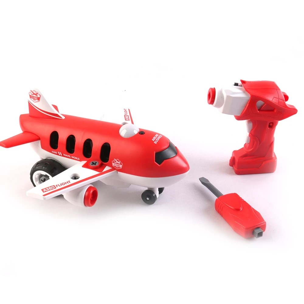 Okiedog DIY RC Plane Light - Mainan Remote Control Pesawat Anak