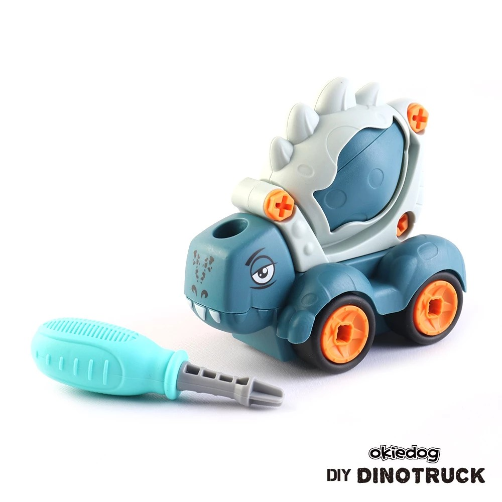 Okiedog DIY Dino Truck - Mainan Bongkar Pasang Anak