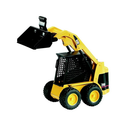 Bruder 2481 CAT Skid Steer Loader - Mainan Miniatur Truk Pengangkut