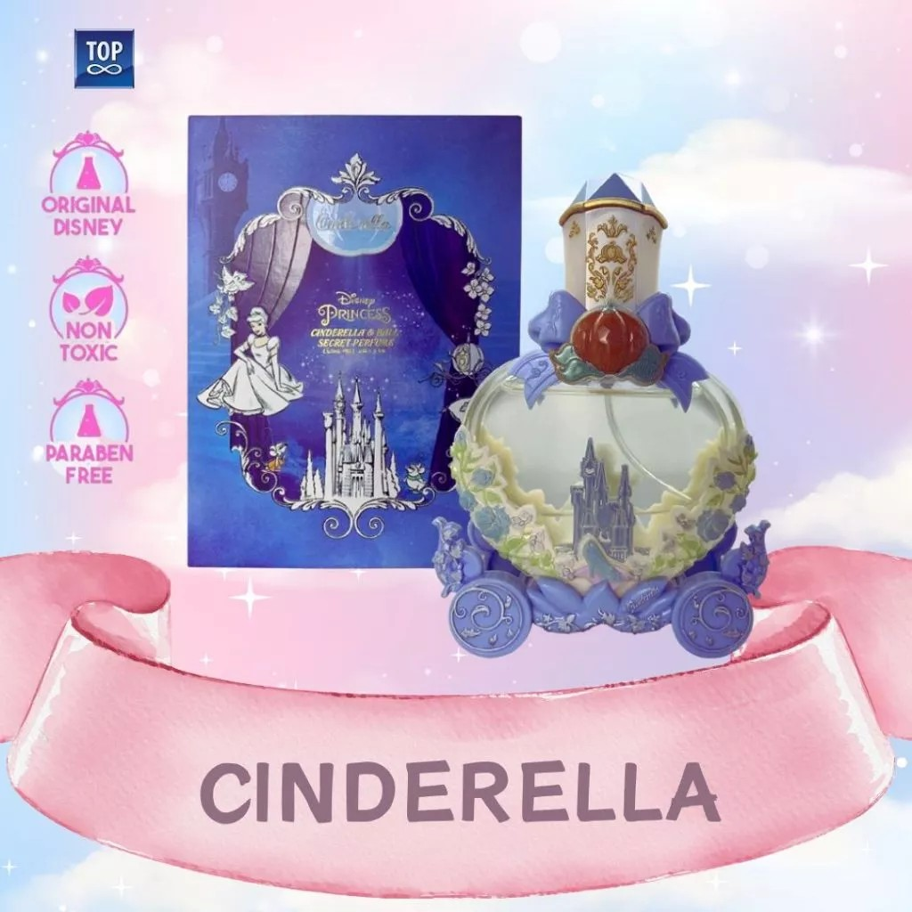 Disney Meishi Princess Secret Perfume 30mL - Parfum Anak Aman untuk Kulit Sensitif 30mL