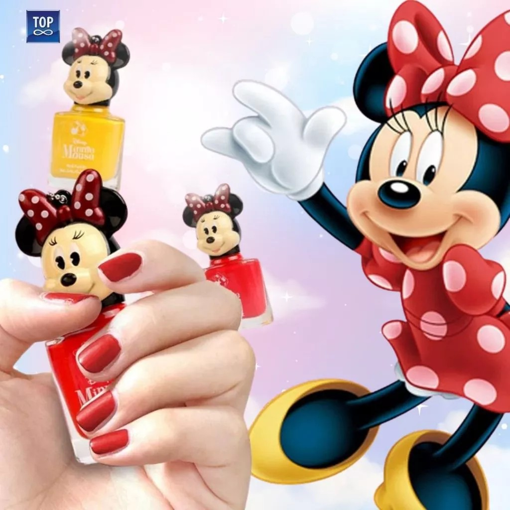 Disney Minnie Mouse Nail Polish Peel Off - Kutek Peel OFF Anak BPOM