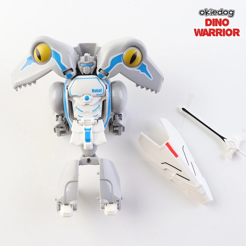 Okiedog Dino Warrior - Mainan Robot Dinosaurus Transformer