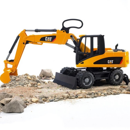 Bruder 2445 Truck Caterpillar Wheel Loader - Mainan Miniatur Truk Konstruksi Alat Berat