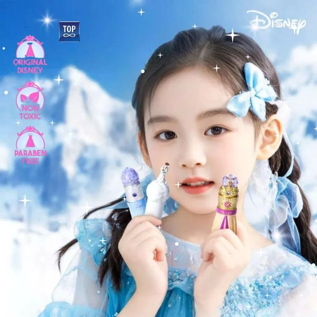 Disney Princess Fairytale Lipstick with Lip Balm - Lip Balm Lipstik Untuk Anak BPOM