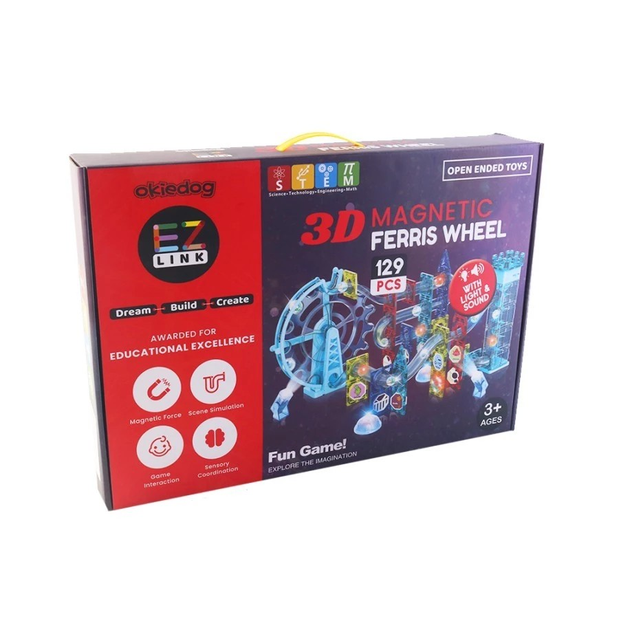 Okiedog Ezlink Magnetic Ferris Wheel 129pcs