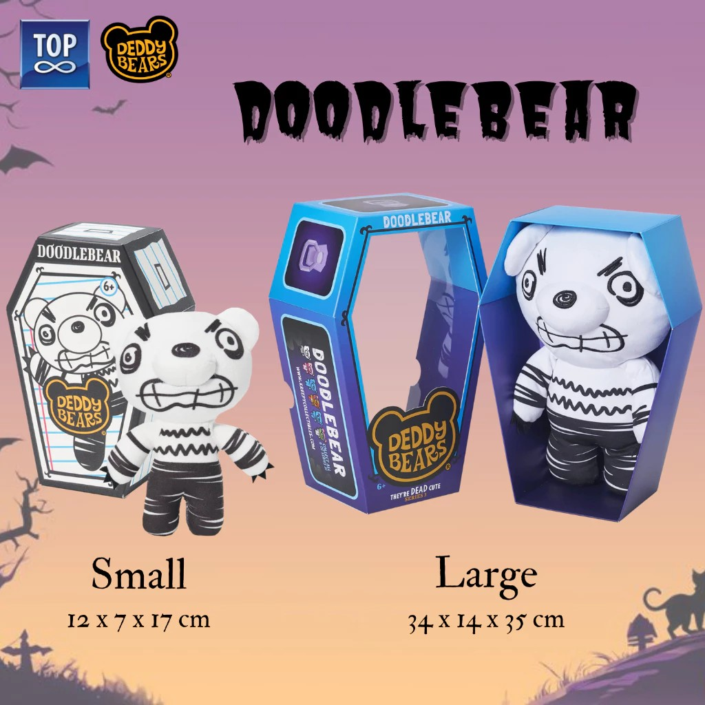 Deddy Bears In Coffin Collectible Plush w/ Roblox Digital Item - Koleksi Boneka Beruang dalam Peti