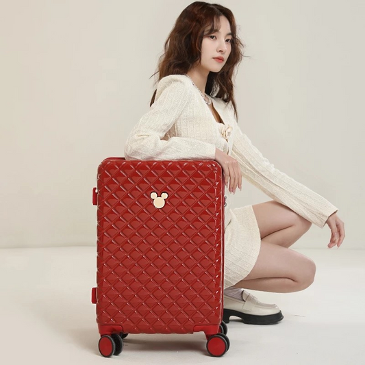 Mesuca Mickey Quilted Suitcase 20"