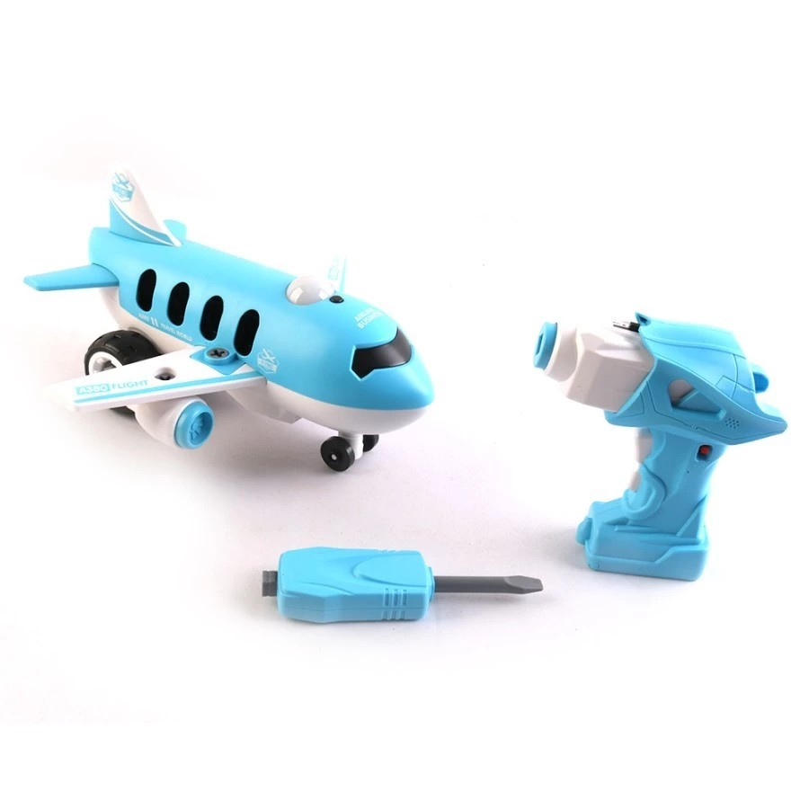 Okiedog DIY RC Plane Light - Mainan Remote Control Pesawat Anak