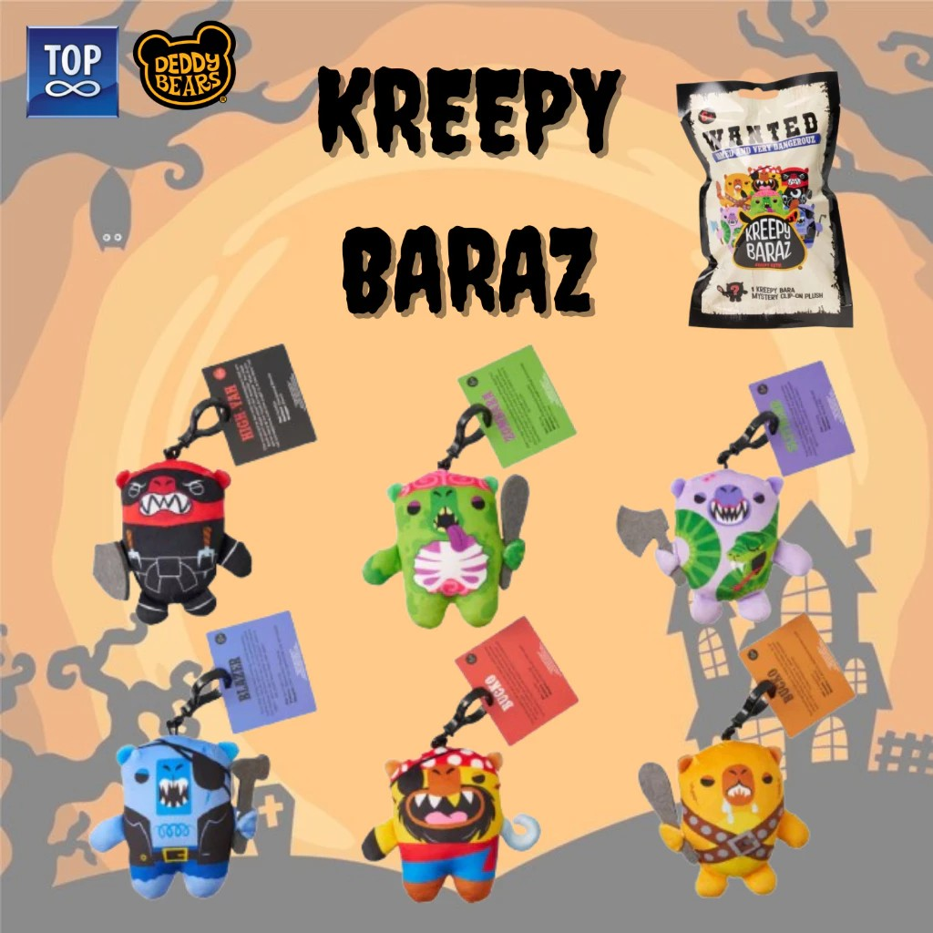 Deddy Bears Mini Plush Clip-On Mystery BlindBags w/ Roblox Digital Item - Gantungan Boneka Misterius