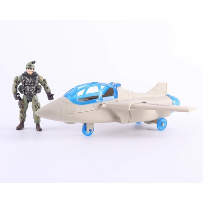 Okiedog Military Set Truck Tank Helicopter - Mainan Tank Besar & Helikopter