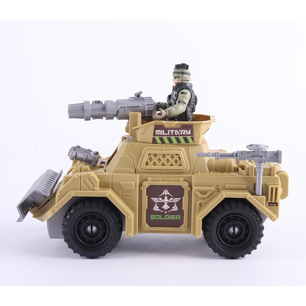 Okiedog Military Set Truck Tank Helicopter - Mainan Tank Besar & Helikopter