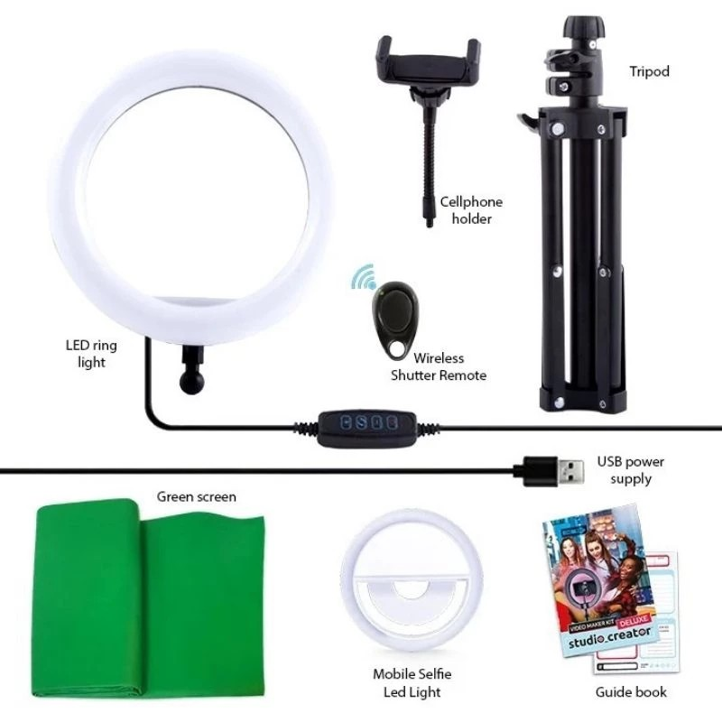 Canal Toys Studio Creator Video Maker Deluxe - Ring Light Tripod Lampu Vloger
