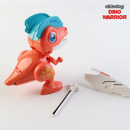 Okiedog Dino Warrior - Mainan Robot Dinosaurus Transformer
